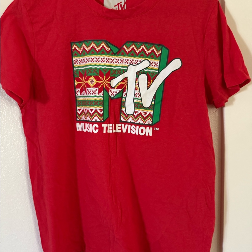 MTV Red Short Sleeve Tee